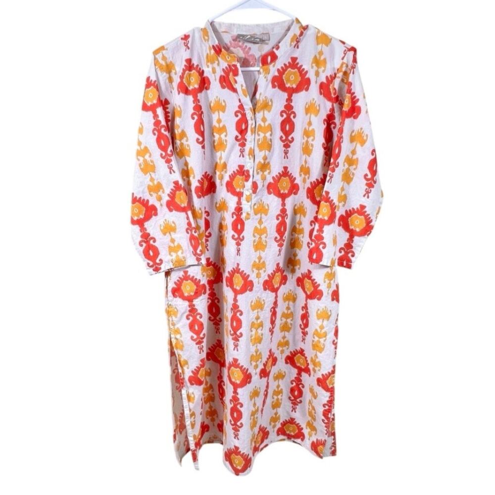 Utsa Tunic Dress Cover Up Womens Size L
